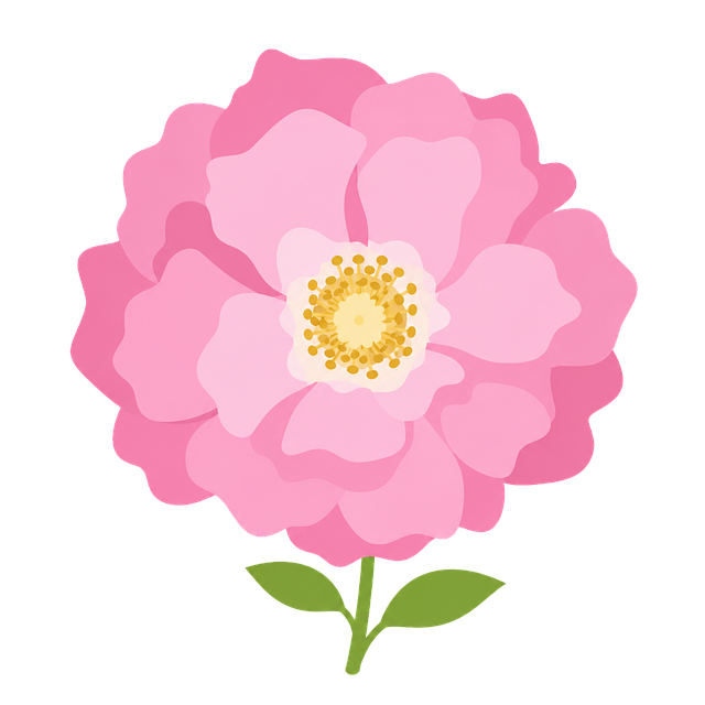 Free rose pink flower flower vector