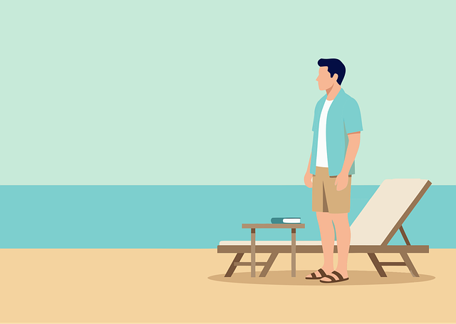 Free beach vacation summer vector