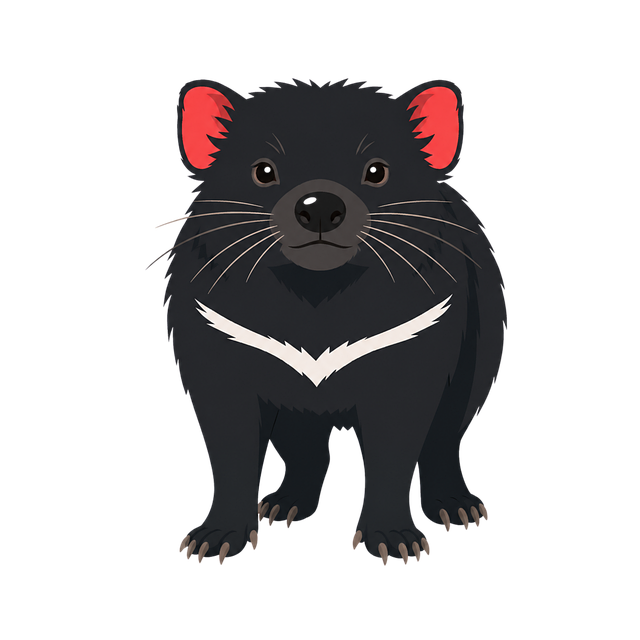 Free tasmanian devil marsupial wildlife vector