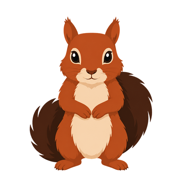 Free Squirrel Red vector and picture