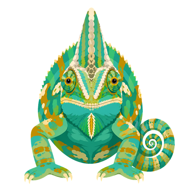 Free Chameleon Reptile vector and picture