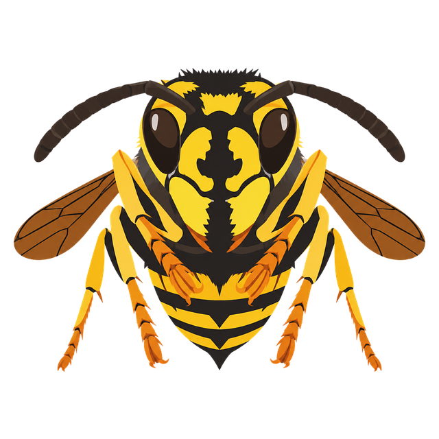 Free wasp insect macro vector