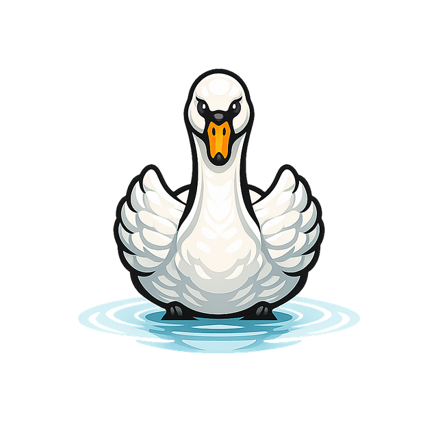 Free swan bird water bird vector