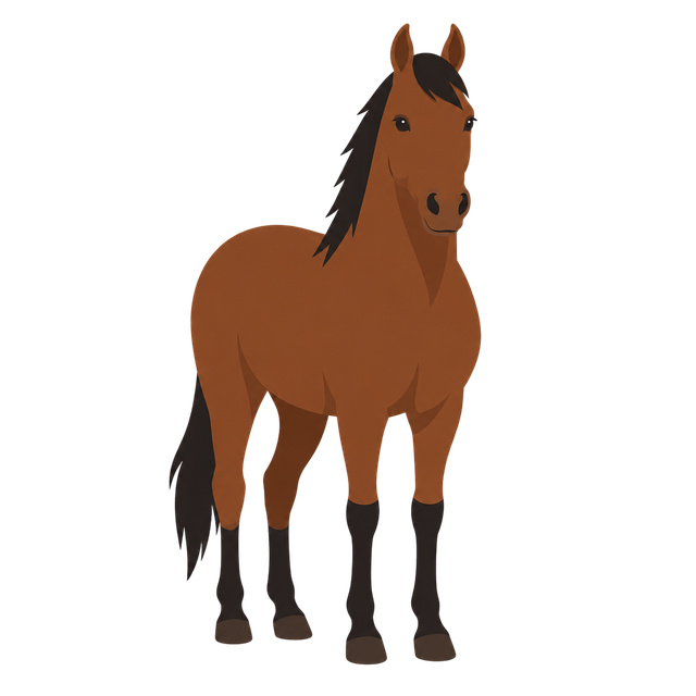 Free horse brown horse animal vector