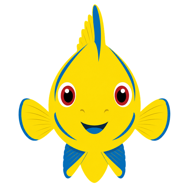 Download free HD stock image of Yellow Fish Tropical Fish Free yellow fish tropical fish blue fins illustration