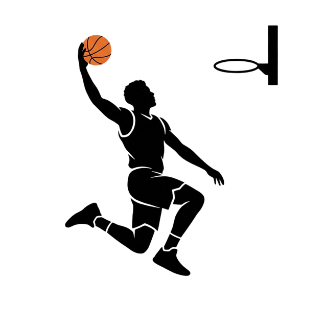 Free Basketball Dunk vector and picture