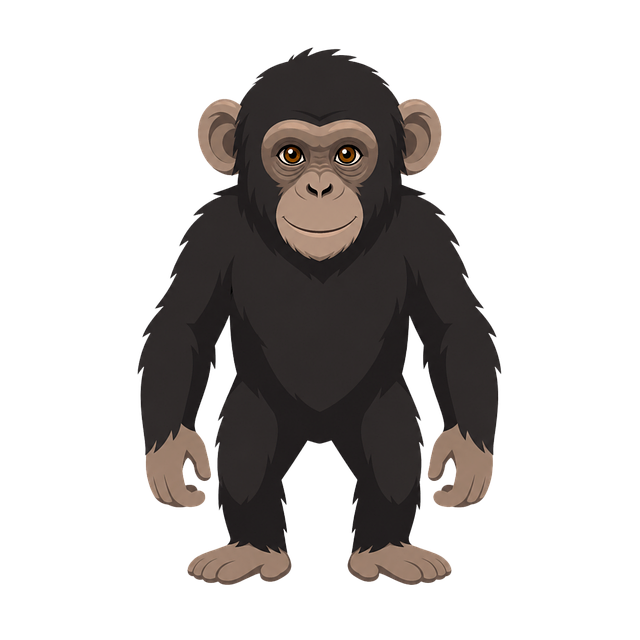 Download free HD stock image of Ai-Generated Chimpanzee Free ai-generated chimpanzee monkey vector