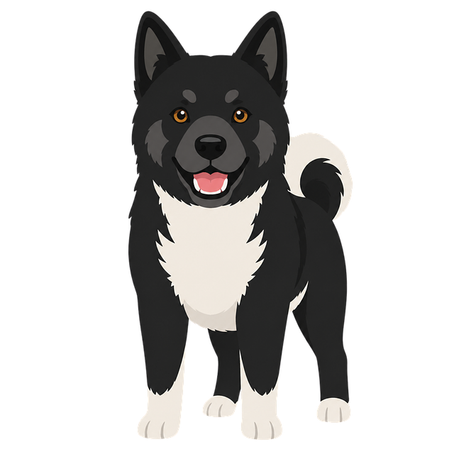 Akita, Zwarte Hond, Huisdier
