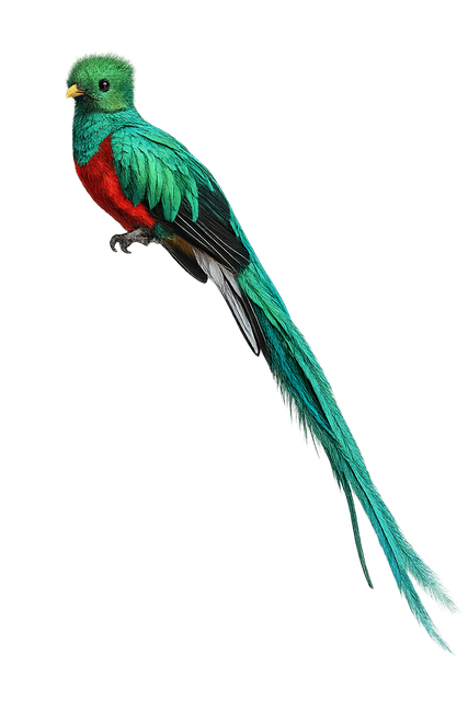 Free quetzal bird nature illustration