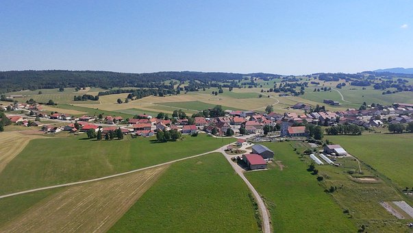 Free Village Aerial Photography photo and picture