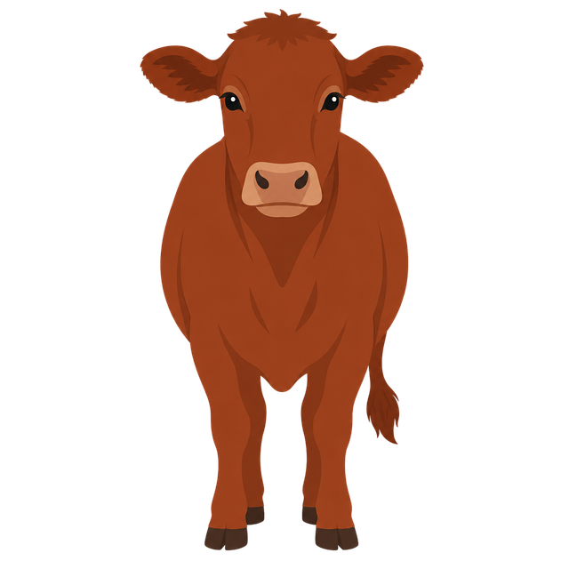Free cow mascot farm vector