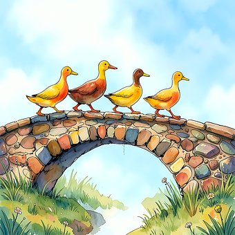 Free Nature Ducks illustration and picture