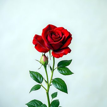 Free Rose Red illustration and picture