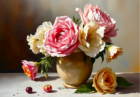 Free Flowers Vase illustration and picture