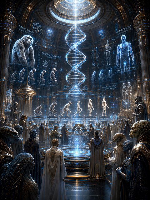 Free Genetic Engineering Extraterrestrials illustration and picture