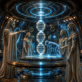 Free Futuristic Dna photo and picture
