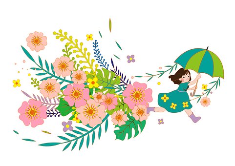 Chica De Dibujos Animados