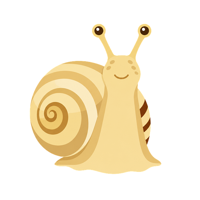 Free snail mollusk shell vector