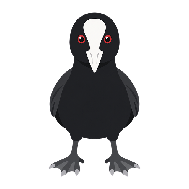 Free water bird black bird moorhen vector
