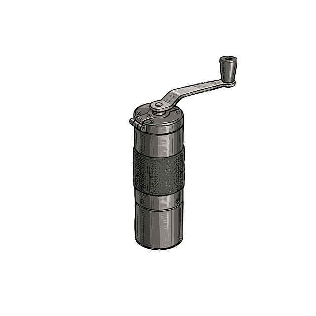 Free hand grinder steel design kitchen appliance vector