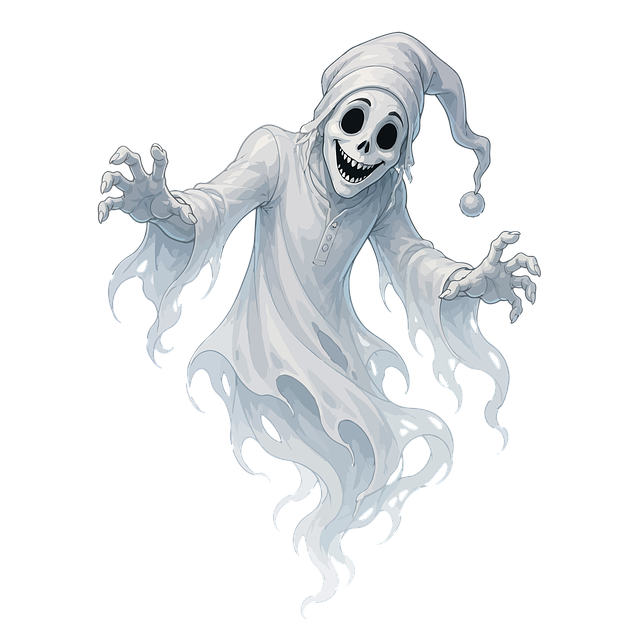 Free ghost horror spooky illustration