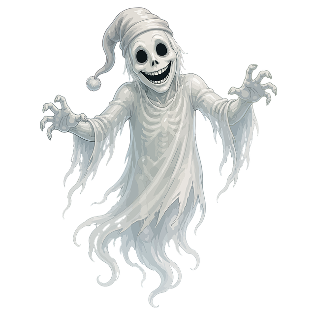 Free ghost cartoon scary illustration
