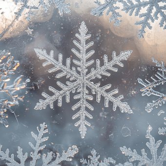 Snefnug, Vinter, Frost, Detalje