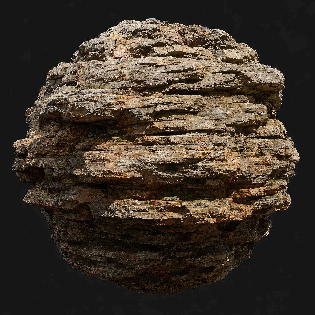 Free sandstone rock cliff texture layered rock illustration