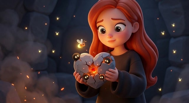 Free ai generated cartoon cute illustration