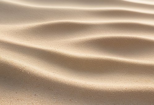 Sand, Sanddyner, Bølgete