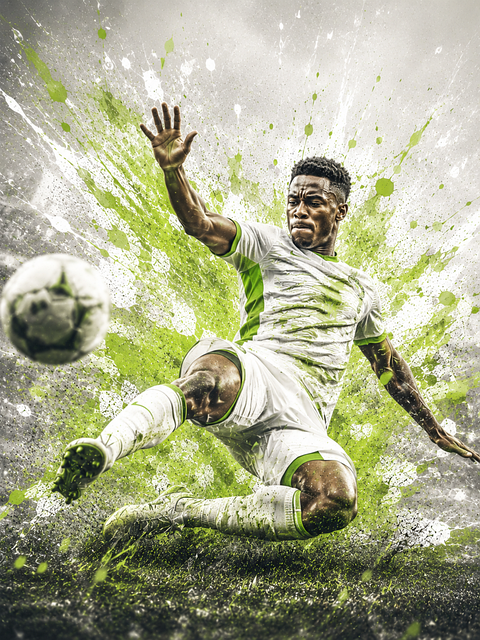 Free Football Player illustration and picture