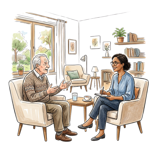 Free mental health life coaching consulting service illustration