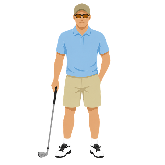 Free golf golfer golf club vector