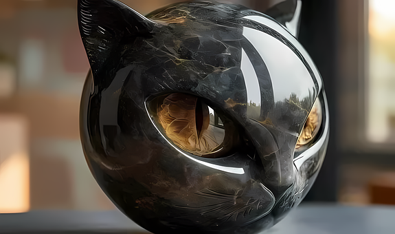 Free Sculpture Cat photo and picture