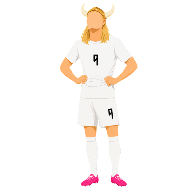 Free Viking Footballer vector and picture