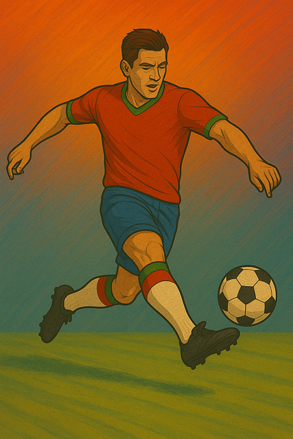Free Football Watercolor illustration and picture