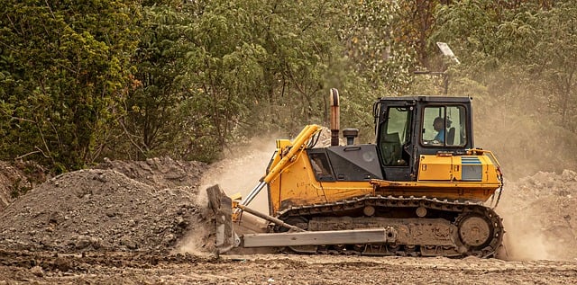 Free Excavator Yellow photo and picture