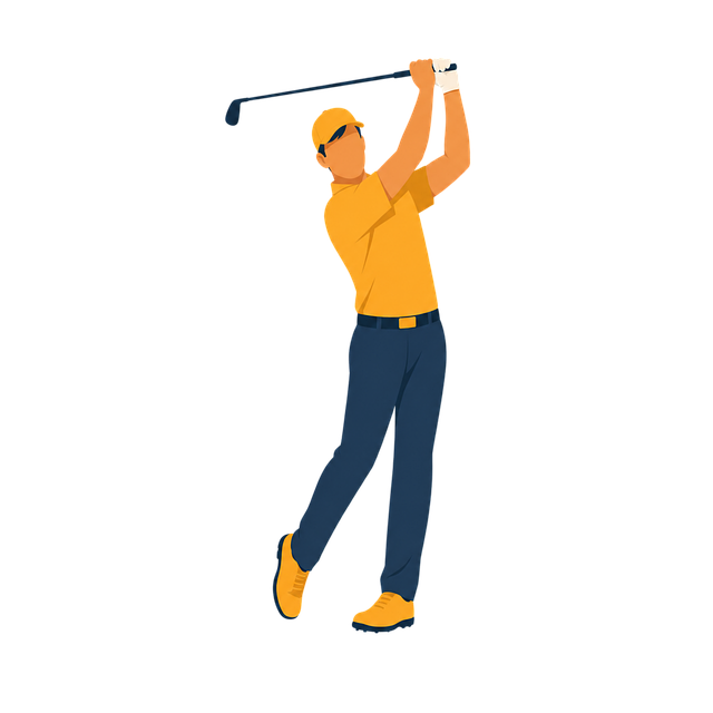 Free golf golfer athlete vector