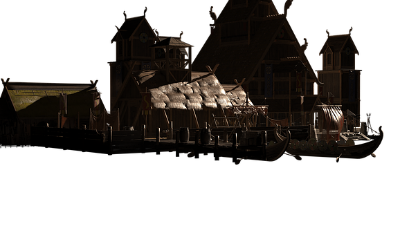 Vikingby, Trehus, Historisk Arkitektur