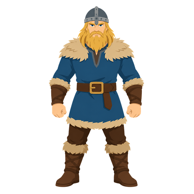Free viking warrior norse vector