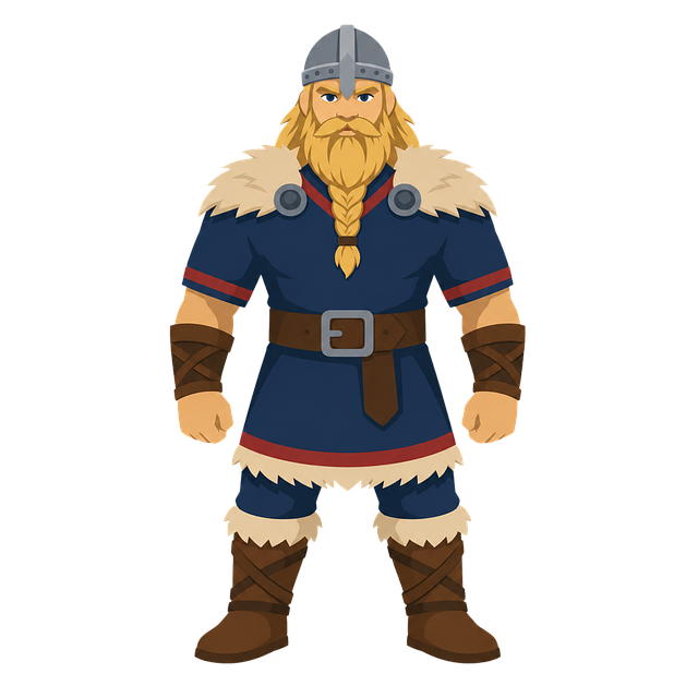 Free viking warrior norse vector