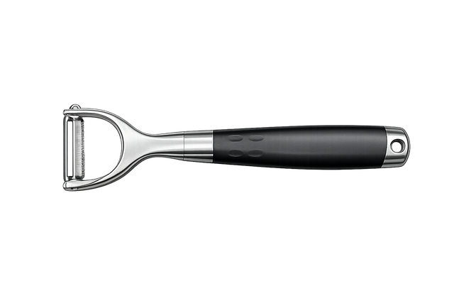 Free peeler metal tool illustration