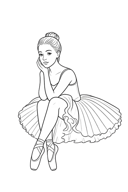 Free Ballet Ballerina illustration and picture