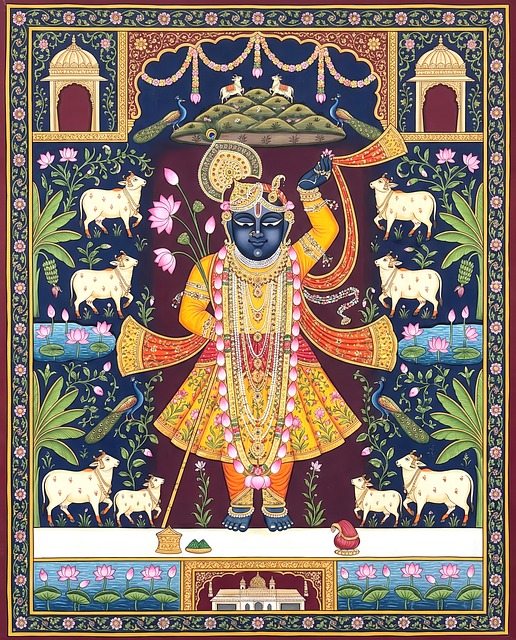 Free Pichwai Shree Nathji illustration and picture
