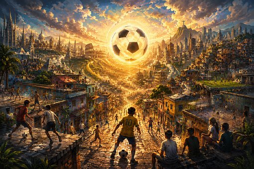 Straßenfußball, Kinder, Fußball