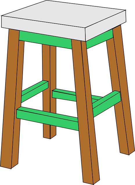 Free Barstool Wooden Furniture illustration and picture