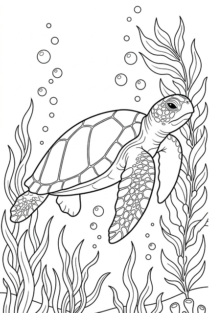 Free Turtle Ocean illustration and picture