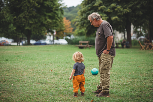 Free Grandfather Grandson illustration and picture