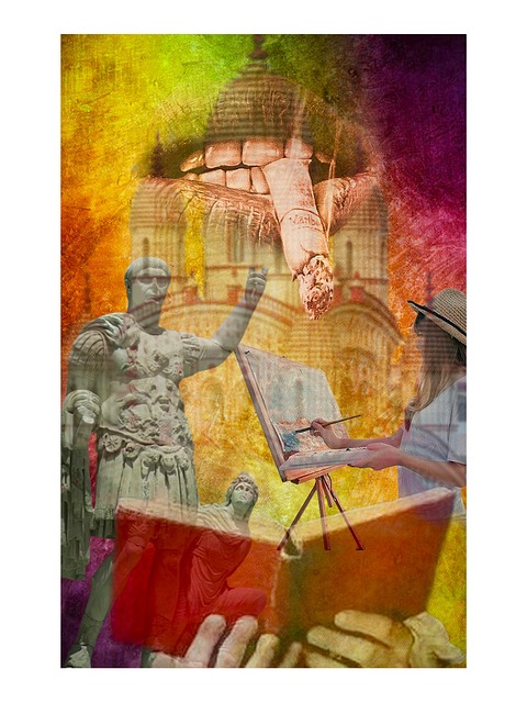 Collage, Skulptur, Kunstner, Maler
