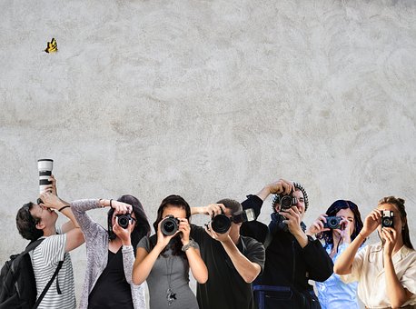 Fotografer, Kameraer, Fotografering
